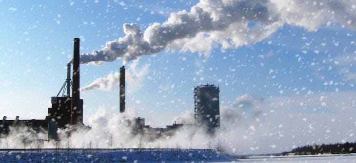 cold industrial building with Lower heating costs