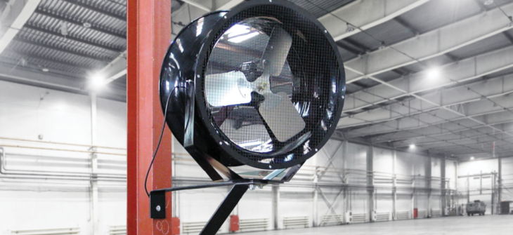 Model AF in building, Air Circulator Fans