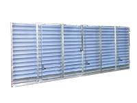 combination wall louver