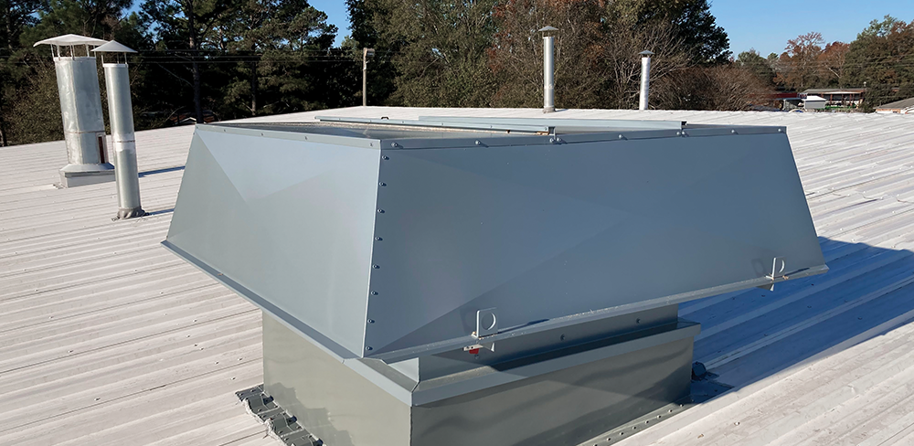 Model H series hooded roof fan